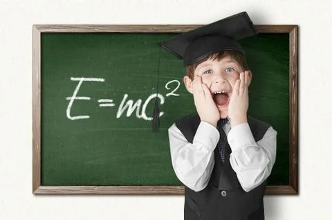 Smart Young Boy Stock Photos