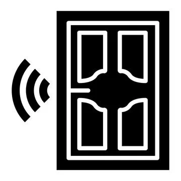 Smartdoor Vector Icon Design Illustration Stock Illustration