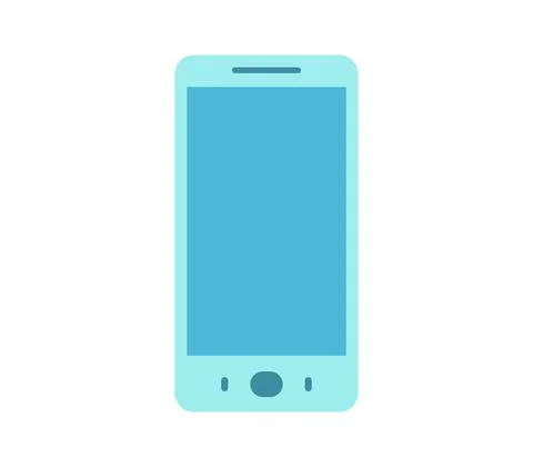 Smarthphone icon illustrated in vector on white background イラスト素材