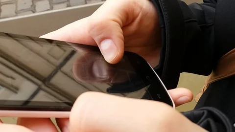 Smartphone in action Stock Footage 102344060