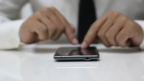 Smartphone Addiction and Digital Dependency at Workplace Stock Footage 346183453