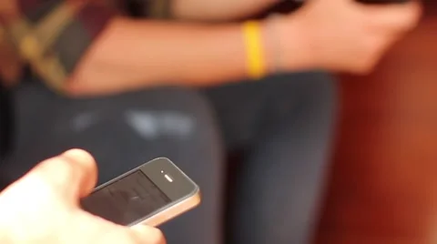 Smartphone addicts Stock-Footage 57390053