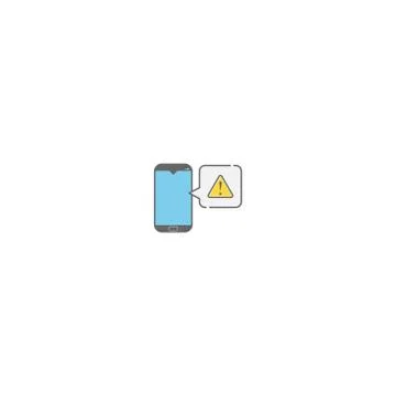 Smartphone alert logo icon vector Stock Illustration