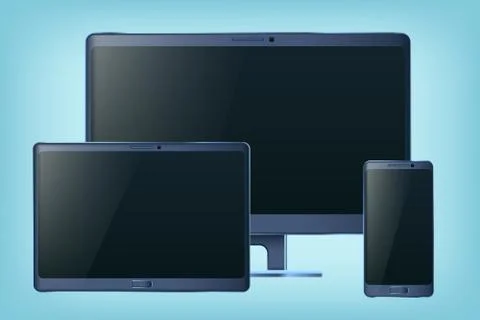 Smartphone all Stock Illustration