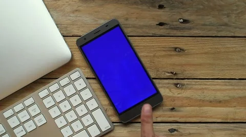 Smartphone and headhones Stock Footage 63432822