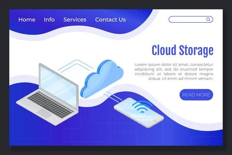 Smartphone and Mobile Device Application Web Banner Design Vector Template Stock Illustration