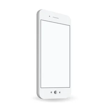 Smartphone at an angle Stock Illustration