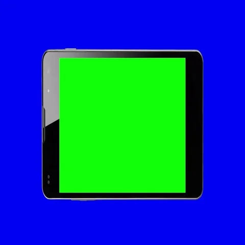Smartphone Animation Blue Chroma key Stock Footage 69513239