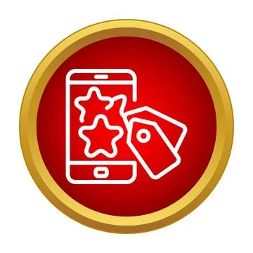 Smartphone app showing customer loyalty program and promo tags 스톡 일러스트