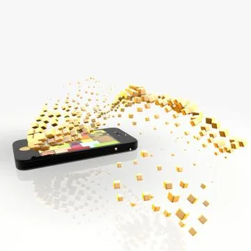 Smartphone apps 库存照片