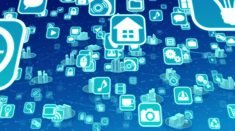 SmartPhone apps S Mb2m1 HD Stock Footage