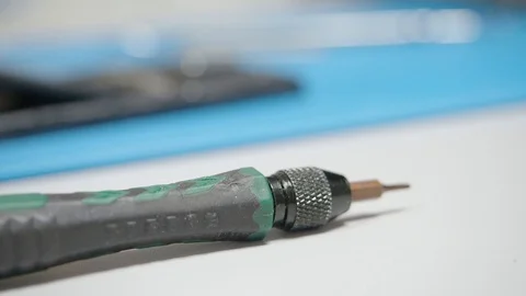 Smartphone assembling in repair shop Stock Footage 113675331