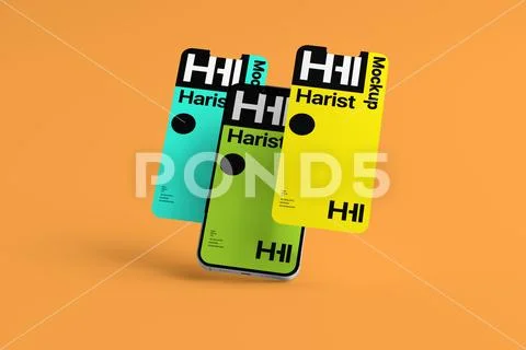 Smartphone Back Cover Mockup PSD Template