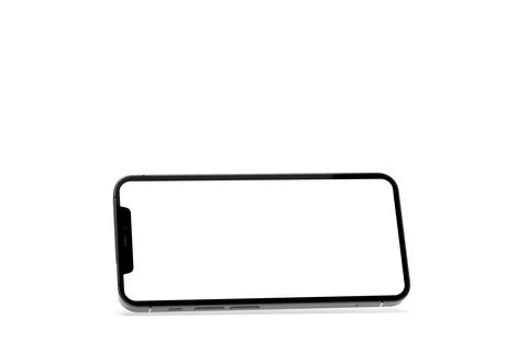 Smartphone  With Blank Screen in 3d Illustrazione stock