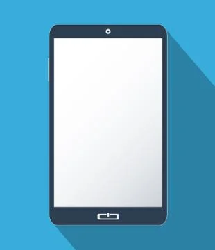 Smartphone with blank screen Stock Illustration