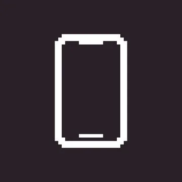 Smartphone with blank screen	 Stock Illustration