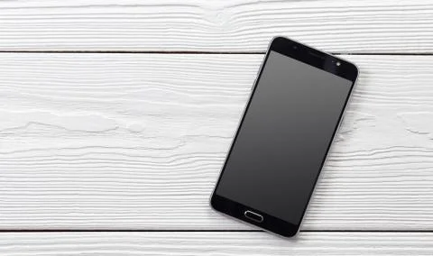 Smartphone with blank screen Stock-Fotos