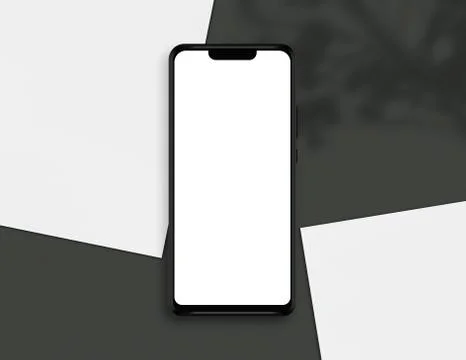 Smartphone with blank screen Stock Photos