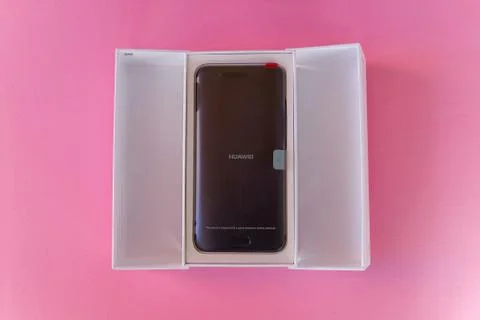 Smartphone in box 스톡 사진