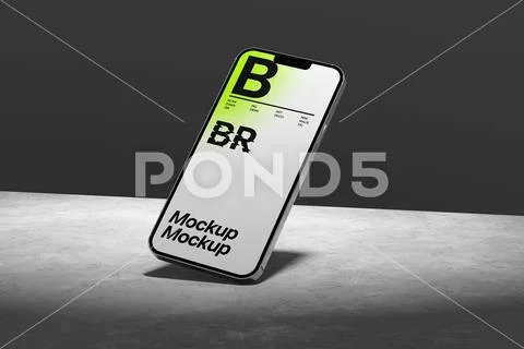 Smartphone Branding Mockup Scene PSD Template