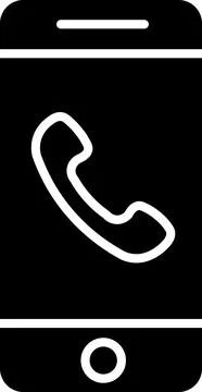 Smartphone cal Stock Illustration