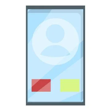 Smartphone call icon cartoon vector. Phone telephone Stock Illustration