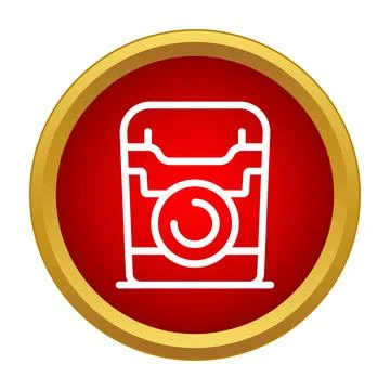 Smartphone camera app icon for social media イラスト素材