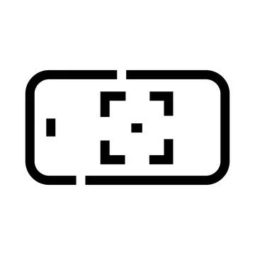 Smartphone camera focusing while taking mobile picture イラスト素材