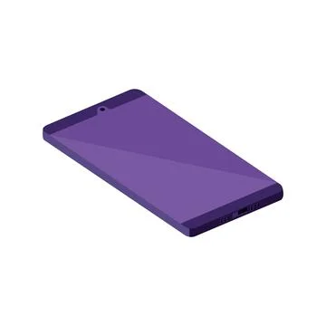 Smartphone cell device isometric icon Stock Illustration