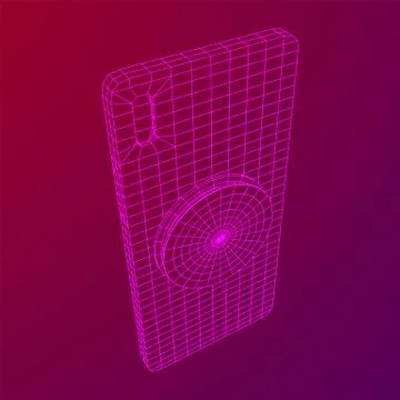 Smartphone Cellphone Pop Socket Holder Stock Illustration