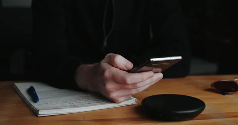 Smartphone Charging With Wireless Charger	 Stock Footage 143558481