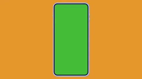 Smartphone on a chroma key background with blank green screen 스톡 동영상 252593731