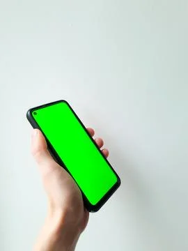 A smartphone with chromatic screen Stock Photos