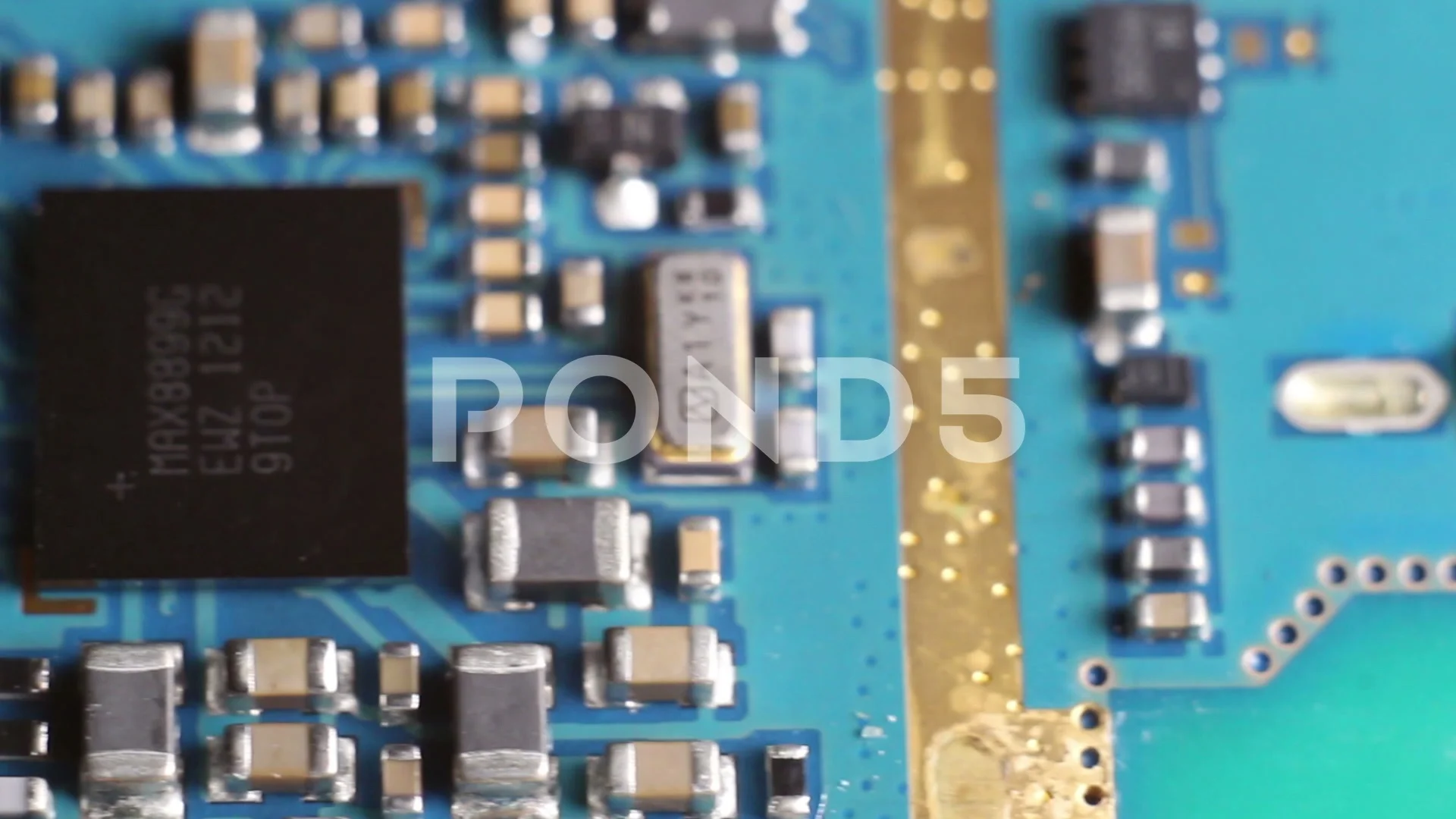 Smartphone Circuit Board Close Up Stock Video Pond5