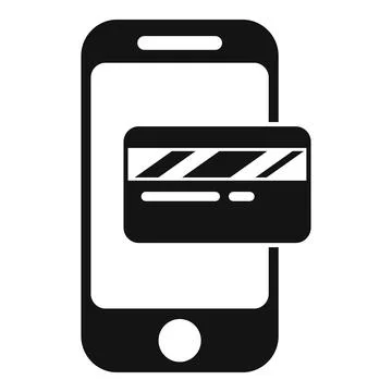 Smartphone clapperboard icon representing mobile video app 스톡 일러스트