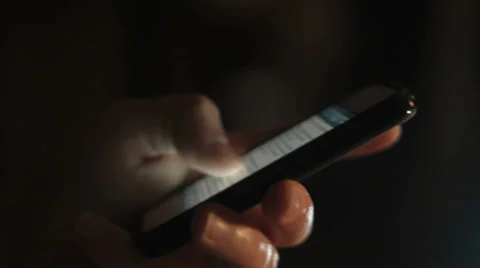 Smartphone close up tracking shot Stock Footage 24825280