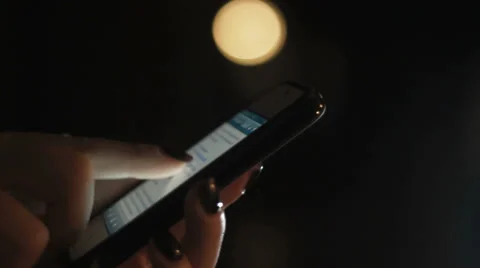 Smartphone close up tracking shot Video stock 24825321