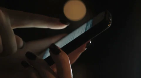 Smartphone close up tracking shot Stock Footage 24825322