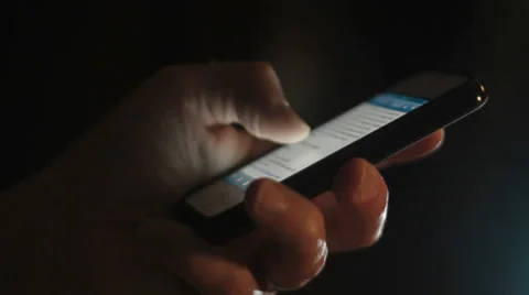 Smartphone close up tracking shot Stock-Footage 24825328