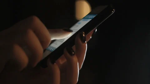 Smartphone close up tracking shot Stock Footage 24825329