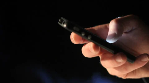Smartphone close up tracking shot Stockbeeldmateriaal 24825378