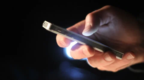 Smartphone close up tracking shot Stock Footage 24825382