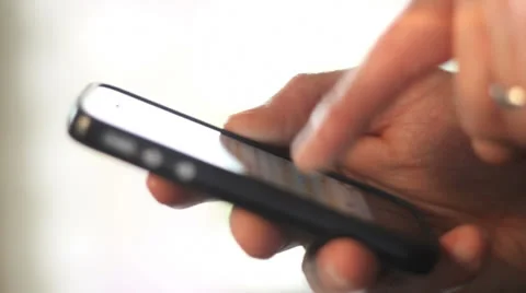 Smartphone close up tracking shot Vídeo Stock 24825437