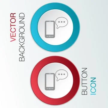 Smartphone with cloud of speaking dialogue. 스톡 일러스트