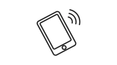 Smartphone, Communication concept animated icon Stock Footage 237758246