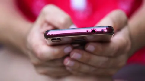 Smartphone communications Stock Footage 134522723