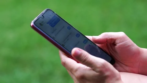 Smartphone communications Video stock 134522777