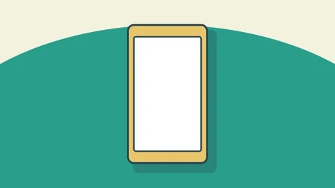Smartphone Compass And Hall Effect Sensor Educational Animation Stock Footage 340746742