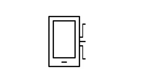 A smartphone connected to a square box, illustrating a tech setup for commu.. Stock Footage 333102654