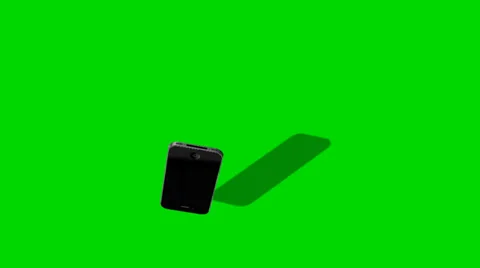 Smartphone Crash - separated on green screen Видео 35151605